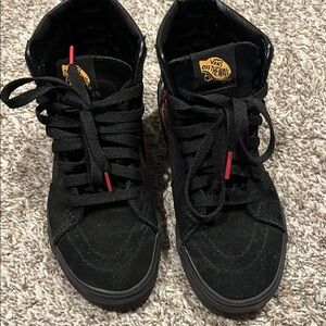 Vans Black High-Top Sneakers with Classic Style